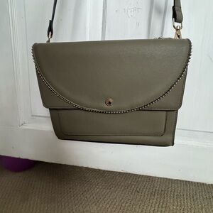 Steve Madden Olive Chain-Trim Crossbody Bag